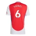 Prima Maglia Gabriel Arsenal 2024/2025 Prima Maglia Gabriel Arsenal 2024/2025